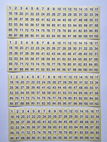 Zahlen bögen 408 - bögen,