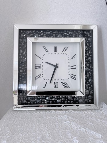 Wanduhr silber weiß - wanduhr, silber/weiß