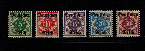 Dienstmarken 52 56 - dr,