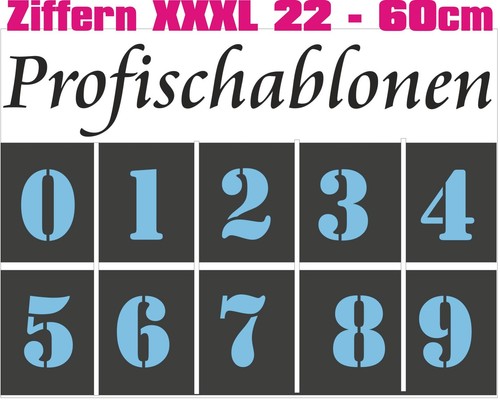 Ziffern 60cm - 22,
