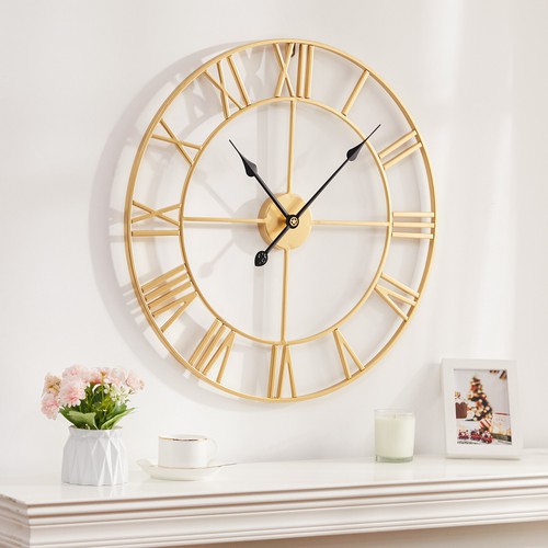 Wanduhr groß 60cm - 60cm, metall