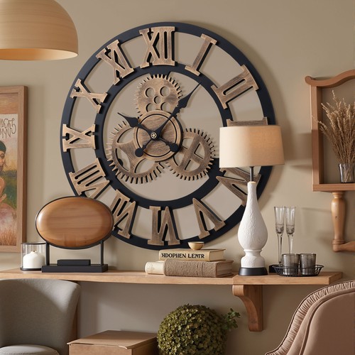 Große wanduhr mit römischen - wanduhr,