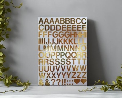 Goldene selbstklebende