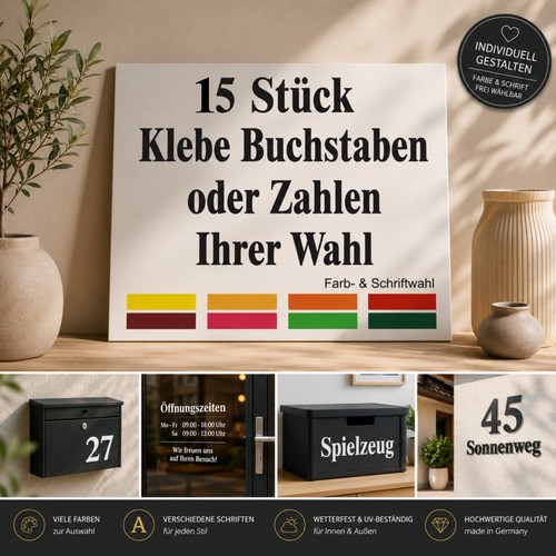 Stück klebezahlen - stück,
