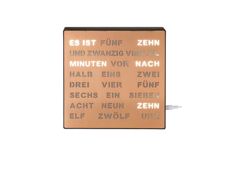 Uhr mit deutscher wort - uhr, wort-anzeige