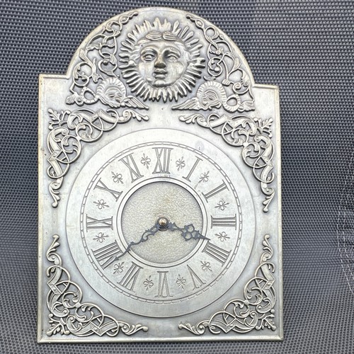 Alte antike zinn wanduhr - zinn, deko
